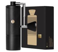 TIMEMORE C5 ESP Pro Moulin à café manuel avec broyeur conique S2C-042-III, réglage de précision de 0,015 mm, moulin manuel portable entièrement en métal pour expresso/presse française/pour over - Noir
