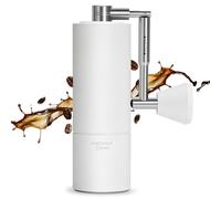 TIMEMORE Chestnut C3s Pro Moulin à café manuel, boîtier entièrement en métal, en acier inoxydable S2C, coupe conique avec poignée pliable, pour expresso à presse française, blanc