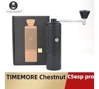 TIMEMORE Chestnut C5ESP PRO moulin à café manuel Portable conception de poignée pliable S2C 42mm bavure à l'intérieur plus élevée efficacité de meulage C5ESP PRO Black