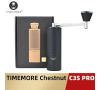 TIMEMORE - moulin à café manuel Chestnut C3S Pro / C3ESP Pro, avec manivelle pliable, bavure S2C à l'intérieur, moulin à expresso Portable C3S PRO black