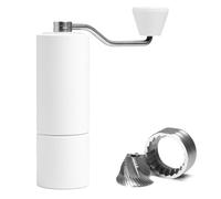 TIMEMORE Moulin à café manuel CNC en acier inoxydable conique avec capacité de 20 g Châtaigne C3 Réglage interne réglable pour verser sur cafetière à piston pour moulin à main Blanc