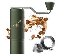 TIMEMORE Moulin à café manuel conique en acier inoxydable avec capacité de 20 g - Réglage numérique externe réglable - Moulin à expressp pour voyage, camping - Châtaigne Xlite vert