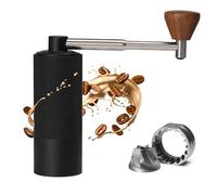 Timemore moulin à café manuel petit pliable petite poignée moulin à café portable Chestnut nano3 réglage externe numérique, voyage, camping, cadeau positionnement à double roulement Noir