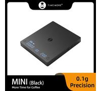 TIMEMORE Store miroir noir Mini nouvelle balance de cuisine expresso café alimentaire avec temps USB balance numérique légère MINI BLACK