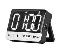 Timer À LED Numérique Avec Dos Magnétique Pour Une Gestion Efficace Du Temps Précis Et Fiable - Idéal Pour La Cuisine Professionnelle, La Forme Physique, Les Réunions, Les Cuisines Collectives Et Plus