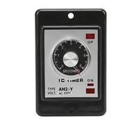 Timer À Pointeur, Type Compact 6 Secondes, 24V DC / 220V AC - Performances Stables, Coque Épaisse Résistante Pour Équipements Automatisés (220 VCA)