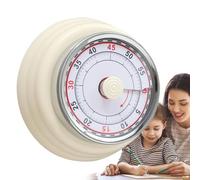 Timer de la Cuisine magnétique - à rebours mécanique avec Dos Fort, Outil Gestion du Temps léger pour Maison | Chimeur Facile étudient des Adultes Travail productivit