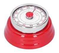 Timer de la Cuisine mécanique - Dos magnétique, pointeur à Aiguille pour Suivi précis, temporisation de Cuisson Durable en Acier Inoxydable avec Une Alarme Forte pour la Cuisson à (Type 2)