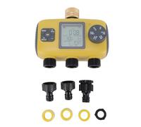 Timer de l'eau automatique CheoTime, contrôleur d'irrigation programmable à 3 zones avec délai de pluie et mode manuel, arroseur en plein air IPX5 pour la pelouse de jardin