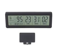 Timer des Jours de Compte à Rebours Numériques, Horloge à Rebours de 999 Jours, Minuteur Numérique LCD Réutilisable pour Les Vacances, la Retraite, Le Mariage, Les Vacances (Black)