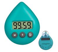 Timer électronique, Horloge de Douche numérique, minuterie électronique pour Enfants Timer de l'étude numérique Mignon Timer de Cuisine de Douche pour l'outil de Gestion du Temps avec Batterie Verte