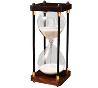Timer en Verre d'heure - Montre de Sable Classique, pièce d'affichage Moderne | Accessoire de Compte à rebours en Transparent décoratif, Ornement de Collection Unique pour la Chambre à Coucher