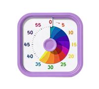 Timer for Kids - Lightweight Portable Rainbow Disk, Time Management Tool