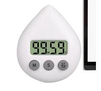 Timer Numérique Étanche - Timer À Rebours d'usure ABS avec Écran LCD Clair | Idéal pour La Cuisine De La Cuisine, L'apprentissage en Classe, Le Calendrier De Douche, Les Séances D'étude Et La Gestion