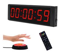 Timer port avec Bouton Marche/Arrêt Chronomètre Minuteur Digal Horloge Murale avec Télécommande Minuteur Fness ym Timer TIMER