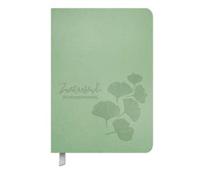 Timer Soft Touch 18 Monate jade 2026/2027: Terminplaner A5 in Lederoptik / Kalendarium von Oktober 2025 bis März 2027, Notizen und Lesezeichenband