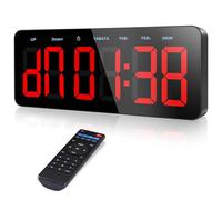 Timer Sport Fitness Grand Minuteur D'intervalle LED de Gym Chronomètre | Count Up, Count Down, Horloge, TABATA, HIIT