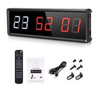 Timer Sport Minuteur Fitness Mural avec Télécommande pour Boxe Horloge Tabata EMOM MMA Gym Outdoor Extérieur Intérieur