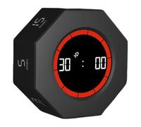 Timer visuel pour Les - Horloge numérique 6x6x3cm, Corps en Plastique, minuteur à rebours avec Fonction Rechargeable USB | Outil d'étude pour la Classe, l'examen, la méditation, la Cuisine, l'