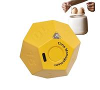 timerDesk - TimerCube, Egg | Outil de gestion du temps de bureau, productivité de concentration, compte à rebours pour étude, travail, maison, bureau, routine d'entraînement, 5,7 x 5,7 x 4,7 cm