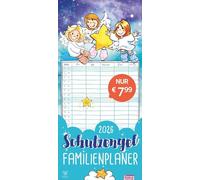 times&more Schutzengel Familienplaner 2026: times&more Kalender mit 5 Spalten - praktischer Familienplaner für die Wand mit süßen Schutzengeln als Blickfang. Familienkalender 2026.