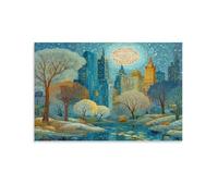 Times Square à New York Impression Sur Toile Central Park Style Art Nouveau Décoration Peinture Poster Mural Morden Affiche Decoration Pour Salon Chambre Restaurant Décorations 12x18inch(30x45cm)