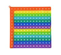 Times Table Poppet Jouet de multiplication 30,5 x 30,5 cm, outil sensoriel éducatif arc-en-ciel pour enseignants et étudiants, jouet anti-stress