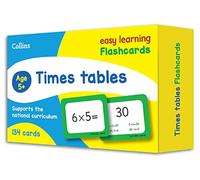Collins Cartes flash Tables de multiplication – Idéal pour l'apprentissage à la maison