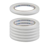 TIMESETL 6Pcs Rubans Adhésif Double Face 30M x 6MM, Bande Autocollante Ruban Adhésif Extra Fort Bande Collante pour Bureau Ruban Adhésif pour Artisanat, Scrapbooking, Emballage Cadeau