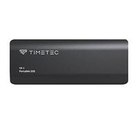 Timetec 1 to USB 3.2 Gen2 Type C, jusqu'à 550 Mo/s, Ultra-léger, en Aluminium, avec câble USB C vers A et Adaptateur USB A vers C SSD Externe pour Ordinateurs de Bureau, Ordinateurs Portables - Noir