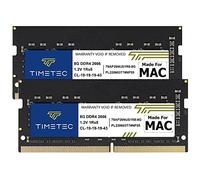 Timetec 16 Go KIT(2 x 8 Go) Compatible avec Apple DDR4 2666 MHz iMac mi-2020 (20,1/20,2) / iMac mi-2019 (19,1) 27 Pouces avec écran Retina 5K, Mac Mini Fin 2018 (8,1) PC4-21333 / PC4-21300 Mac RAM