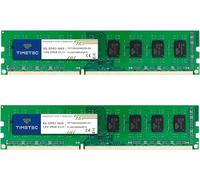 Timetec 16 Go KIT(2x8 Go) DDR3 1600 MHz (DDR3-1600) PC3-12800 (PC3-12800U) Non-ECC Unbuffered 1,5 V CL11 2Rx8 Double rangée 240 Broches UDIMM mémoire RAM (SDRAM)