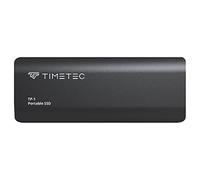 Timetec 2 to USB 3.2 Gen2 Type C, jusqu'à 550 Mo/s, Ultra-léger, en Aluminium, avec câble USB C vers A et Adaptateur USB A vers C SSD Externe pour Ordinateurs de Bureau, Ordinateurs Portables - Noir