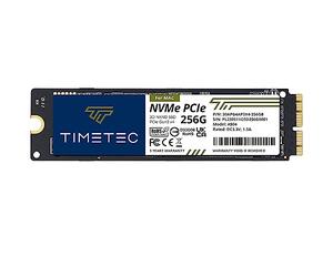 Timetec 256 Go Mac SSD NVMe PCIe Gen3x4 3D NAND TLC Lecture jusqu'à 1 950 Mo/s Compatible avec MacBook Air (2013-2015, 2017), MacBook Pro (2013-2015), iMac (2013-2019), Mac Pro (2013), MacMini (2014)