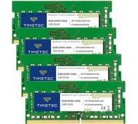 Timetec 32 Go KIT(4x8Go) DDR4 2666 MHz (PC4-2666V) PC4-21300 SODIMM - Non-ECC sans Tampon, 260 Broches, 1,2V CL19, mémoire pour Ordinateur Portable, Notebook, Mini-PC et Ordinateur Tout-en-Un