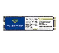 TIMETEC 512 Go SSD 3D NAND QLC SATA III 6 Go / S M.2 2280 NGFF VITES DE LIRE jusqu'a 550 Mo / s Cache SLC Performance Boost Drive de solide inter