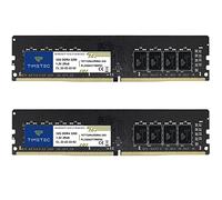 Timetec 64 Go KIT(2x32 Go) DDR4 3200 MHz (ou 2933 MHz ou 2666 MHz) PC4-25600 Non-XMP CL22 1,2 V Non-ECC Unbuffered 2Rx8 Double Rank 288 Pin UDIMM Mémoire RAM pour Ordinateur de Bureau