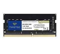 Timetec 8 Go DDR4 3200 MHz PC4-21300 Non-ECC sans Tampon 1,2 V CL22 1Rx8 Simple Rang 260 Broches SODIMM pour Ordinateur Portable Notebook PC Mémoire RAM Module Mise à Niveau
