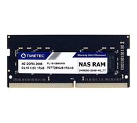 Timetec DDR42666 4 Go de remplacement pour Synology D4NESO26664G NonECC Unbuffered SODIMM (compatible pour RS820RP+ RS820+ DS920+ DS720+ DS