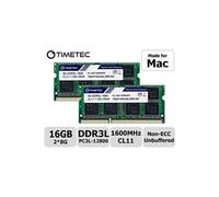 Timetec Hynix IC 16GB Kit (2x8GB) compatible with Apple DDR3 1600MHz PC3-12800 SODIMM Memory Upgrade For selected MacBook Pro, iMac,Mac mini/ Server