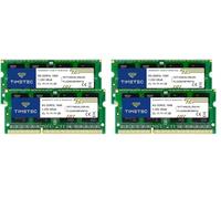 Timetec Hynix IC 16GB Kit (2x8GB) DDR3L 1600MHz PC3-12800 Unbuffered Non-ECC 1.35V CL11 2Rx8 Dual Rank 204 Pin SODIMM Ordinateur Portable Mémoire RAM Module Upgrade (16GB Kit (2x8GB)) (Lot de 2)