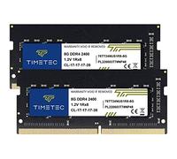 Timetec Hynix IC Kit de mémoire DDR4 SODIMM 16 Go (2 x 8 Go) pour carte Intel NUC KIT/Mini PC/HTPC/NUC 2400 MHz PC4-19200 Non ECC sans tampon 1,2 V CL17 Rang unique 260 broches (kit 16 Go (2 x 8 Go)