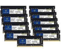 Timetec Kit de mémoire RAM 80 Go (10 x 8 Go) DDR4 3200 MHz (ou 2933 MHz ou 2666 MHz) PC4-25600 sans ECC sans Tampon 1,2 V CL22 1Rx8 à Rang Unique 260 Broches SODIMM pour Ordinateur Portable PC