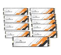 Timetec Lot de 10 disques 512GB SSD 3D NAND SATA III 6 Go/s M.2 2280 NGFF Vitesse de Lecture jusqu'à 550 Mo/s SLC Cache Performance Boost Disque SSD Interne pour PC