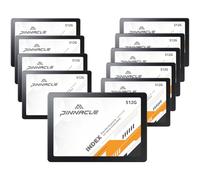 Timetec Lot de 10 disques SSD 3D NAND SATA III 6 Go/s 7 mm Vitesse de lecture jusqu'à 550 Mo/s SLC Cache Performance Boost pour PC, ordinateur de bureau et ordinateur portable