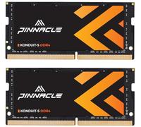 Timetec Pinnacle 64 Go KIT (2x32 Go) DDR4 3200 MHz (ou 2933 MHz ou 2666 MHz) PC4-25600 Non-ECC Unbuffered 1,2 V CL22 2Rx8 Dual Rank 260 Pin SODIMM Ordinateur Portable Notebook PC Mémoire RAM