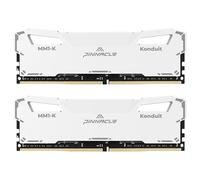 Timetec Pinnacle-Konduit DDR4 XMP2.0 Overclocking 1.35V Dual Rank Compatible pour AMD et Intel Desktop Gaming PC Module - Blanc (3200Mhz 32GB(2x16GB))
