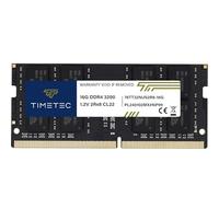 Timetec Premium 16 Go DDR4 3200MHz PC4-25600 Non-ECC sans Tampon 1.2V CL19 2Rx8 Double Rang 260 Broches SODIMM Ordinateur Portable PC Ordinateur mémoire RAM Module Mise à Niveau