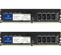 Timetec Premium 16 Go KIT (2x8 Go) DDR4 2400MHz PC4-19200 Non-ECC Unbuffered 1.2V CL17 1Rx8 Single Rank 288 Pin UDIMM Ordinateur de Bureau Mémoire RAM Module Mise à Niveau