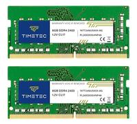 Timetec Premium 16 Go KIT (2x8 Go) DDR4 2400MHz PC4-19200 Non-ECC sans Tampon 1.2V CL17 1Rx8 Rang Unique 260 Broches SODIMM Ordinateur Portable PC Ordinateur mémoire RAM Module Mise à Niveau